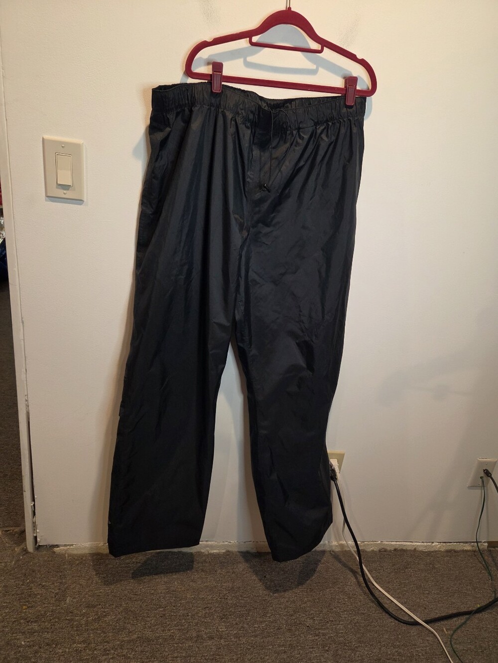 Columbia Mens Size 2XT Black Rebel Roamer Rain Work Wear Pants